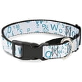 thumbnail image 1 of buckle-down stargazer white blue martingale dog collar, 1 of 1