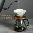 thumbnail image 5 of Coffee Filter Stand Pour Over Filter Stand Cone Coffee Dripper Holder Rack Durable Wooden For Origami Coffee Filter Cup Holder, 5 of 10