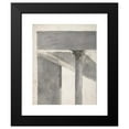 thumbnail image 2 of Francesco Guardi 20x24 Black Modern Framed Museum Art Print Titled - Fragment of a Larger Drawing Representing Part of a Column and a Cornice (1712-1835), 2 of 5