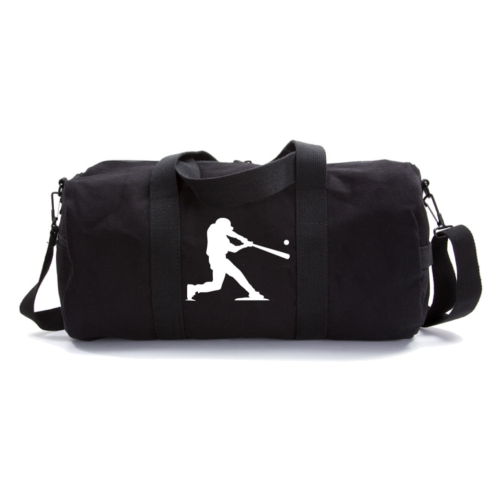 Baseball Player Army Heavyweight Canvas Duffel Bag in Black Walmart