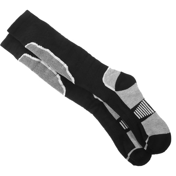 PAMINGONO 1 Pair Ice Skating Socks Cotton Thick Construction Anti-slip Protection for Winter Warmth 27.50X19.50X0.30CM