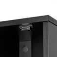 thumbnail image 6 of Multi - Functional Corner Cabinet,Tall Bathroom Storage Cabinet with Two Doors,Adjustable Shelves and Open Shelf,Triangular Bathroom Organizers for Kitchen,Living Room and Bathroom,Black, 6 of 7