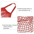 thumbnail image 4 of Unique Bargains Sac en Filet de Coton, 15x13.8 Pieds Sacs d'Épicerie Réutilisables en Filet Rouge, 4 of 6
