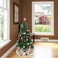 thumbnail image 3 of GZHJMY Christmas Tree Skirt, Christmas Elements on White 36" for Indoor Outdoor Holiday Party Office Store Cupboard Decoration, 3 of 6