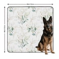 thumbnail image 3 of Floral Design Washable Dog Pads 2-Pack 48x48 Inch Reusable Potty Training Mats, Highly Absorbent Puppy Floor Protection for Large Crate Use, 3 of 8