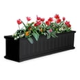 thumbnail image 1 of Mayne Cape Cod 4 Foot Rectangle Outdoor Windowsill Flower Planter Box, Black, 1 of 6