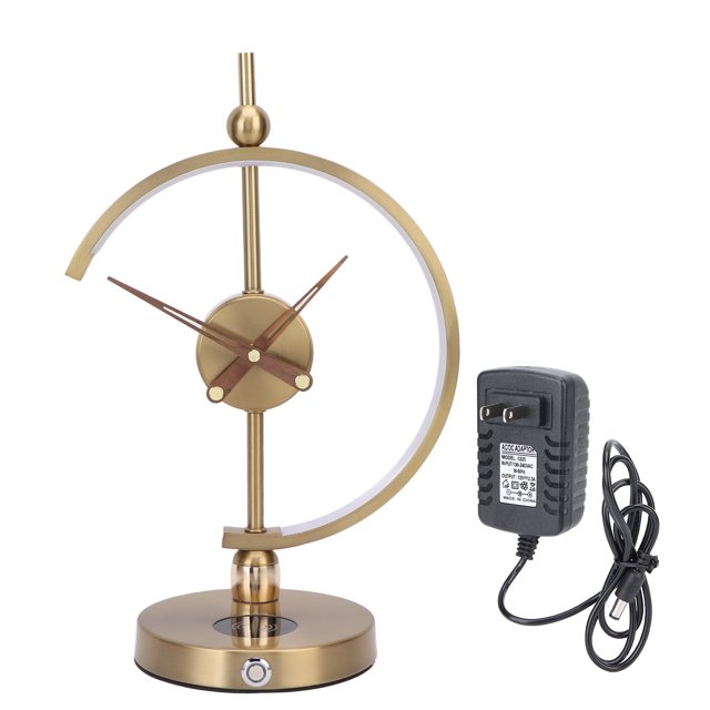 Lámpara de reloj LED, lámpara de reloj LED Lámpara de reloj hermosa Lámpara de escritorio LED Grado profesional