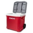thumbnail image 5 of IGLOO Latitude 60 Qt Roller Cooler, Red, 5 of 8