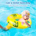 thumbnail image 2 of Flamingo Inflatable Pool Floats for Kids Adults, 31.5" Diameter Swim Rings Swimming Pool Float Tube Cute Round Swimming Tube Water Fun Beach Pool Toys with Repair Patch for Summer Party - Yellow, 2 of 8