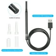 thumbnail image 4 of Graflsoa 3-in-1 Smart Ear Scope with LED Light, USB/Type-C Compatible for Android/PC, 5.5mm Lens for Ear, Nose, and Skin Inspection, Silver/Black Options, 70° Viewing Angle, 1m Cable, Waterproof Lens, 4 of 6