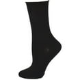 thumbnail image 5 of Sierra Socks Women's Bamboo Crew Socks, Colorful Roll Top Crew Socks, Soft & Comfortable Socks For Women, 3 Pair Pack, 5 of 7