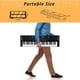 thumbnail image 2 of GLARRY 54 Teclas Iluminadas Teclado Eléctrico Piano para Principiantes Teclado Musical Portátil Bebé con Atril, Micrófono, Fuente de Alimentación, Auriculares, 2 of 5