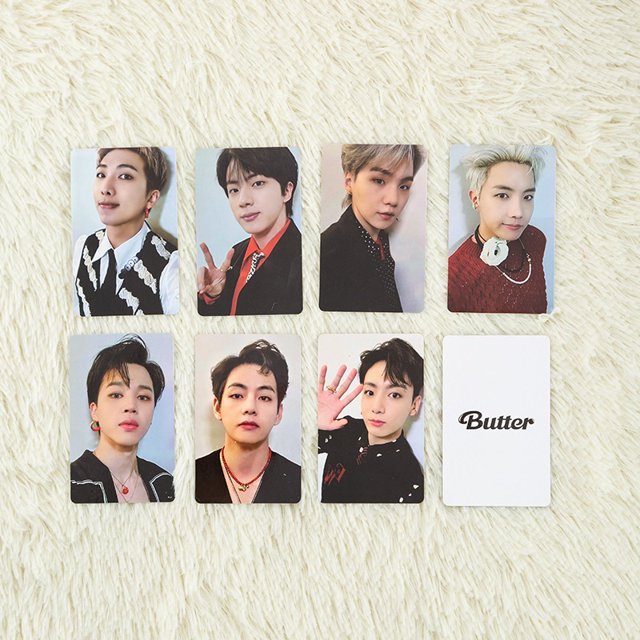 11 Styles High Quality Kpop Bts Bangtan Boy Album Butter Photocard