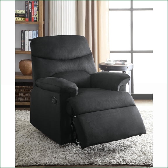 Recliners, Arcadia Modern Motion Recliner | Black | Woven Fabric