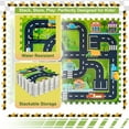 thumbnail image 4 of Sorbus Foam Playmat for Kids - Traffic Play Mat for Babies - Interlocking Floor Mats City Road Design - Track Play Rug for Children - Educational Playmat Rug Squares for Toy Cars & Trucks (12 Tiles), 4 of 10