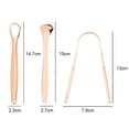 thumbnail image 2 of Tongue Scraper, Reduce Bad Breath (Travel Cases Included), Stainless Steel Tongue Cleaners, 2 of 5