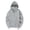 Grey, variant on Men's Hooded Sweater with Pocket Long Sleeve Solid Color Autumn Winter Warm Comfortable Casual Pullover