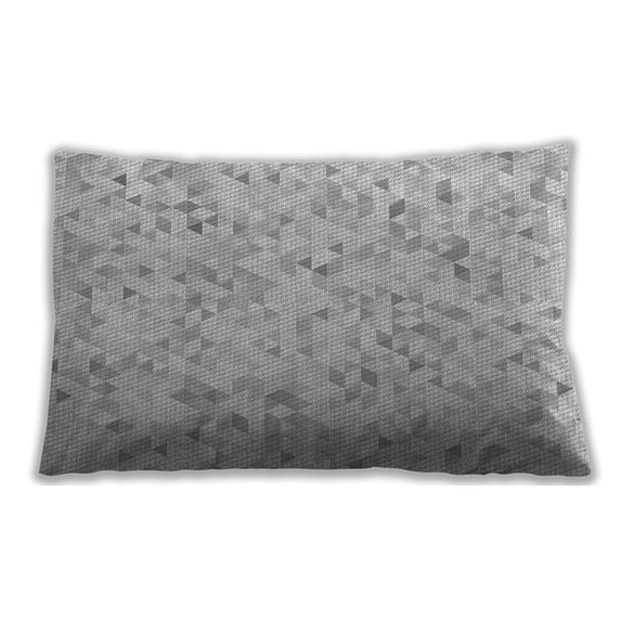 Ahgly Company Outdoor Rectangular Contemporary Lumbar Throw Pillow, 13 inch by 19 inch