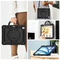 thumbnail image 6 of for iPad Pro 12.9 inch Case (2022/2021/2020/2018), 360 Rotating Shockproof Cover with Stand, Handle, Shoulder Strap, Black, 6 of 7