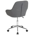 thumbnail image 5 of Flash Furniture Cortana Home and Office Mid-Back Chair in Dark Gray Fabric, 5 of 8