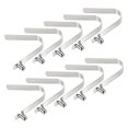 thumbnail image 1 of Unique Bargains 10x6mm Kayak Paddle Snaps, Hollow Button Single Pin Lock Tube Spring Clips for Tent Pole, 10 Pack, 1 of 6