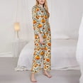 thumbnail image 3 of Rocae Autumn Pumpkin Blossoms for Pajamas for Women Set Lounge Sets Women's Long-Sleeved Pj Set -XX-Large, 3 of 7