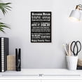 thumbnail image 3 of Elephant Stock Chalkboard Kitchen Rules Wall Art - Vertical Canvas Wall Art - Living Room Wall Decor - Inspirational And Typography Canvas - White And Gray Decor - 8" x 12", 3 of 8