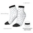 thumbnail image 6 of Pofeuu Party Shark Cute Print 30cm Socks, Adult Running Hiking Socks for Youth and Adult, 6 of 7