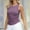 Wine, variant on YHAJDS Tank Tops for Women Spring Fashion Outfits Striped Print Round Neck Ruffle Detail Contoured Sleeveless Top