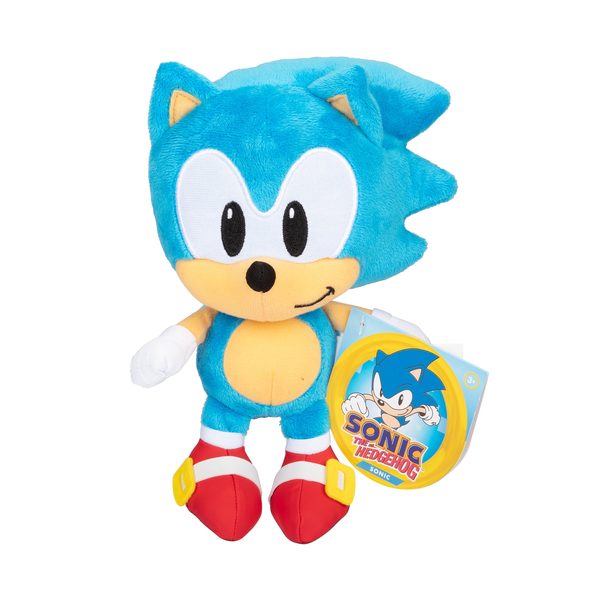 Sonic The Hedgehog 7-Inch Básico Peluche Clásico Sonic Nuevo 