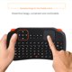 thumbnail image 2 of Teclado Inalámbrico 2.4G 83Keys Con Touchpad Mini Teclado Inalámbrico Fly Mouse Control Remoto Touchpad Sweethay EL010358-00, 2 of 5