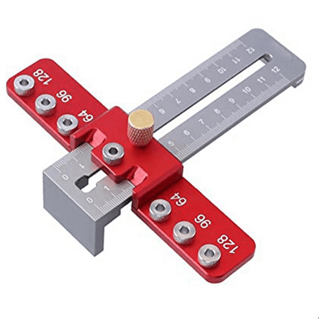 Cabinet Hardware Jig Tool Adjustable Drill Template Guide Tool Punch Locator Drill G xc6754