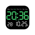 thumbnail image 1 of Multifunctional LED Electronic Wall Clock Silent Design Temperature Humidity Display Decor Party Favors For Living Room Bedroom Home Office Desktop Wall Mount Time Display Decoration, 1 of 2