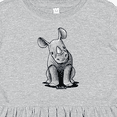 thumbnail image 4 of Inktastic Curious Rhinos Girls Toddler Dress, 4 of 5