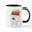 White/Black Inside, variant on CafePress - Marshmallow Mug - 11 oz Ceramic Mug - Novelty Coffee Tea Cup