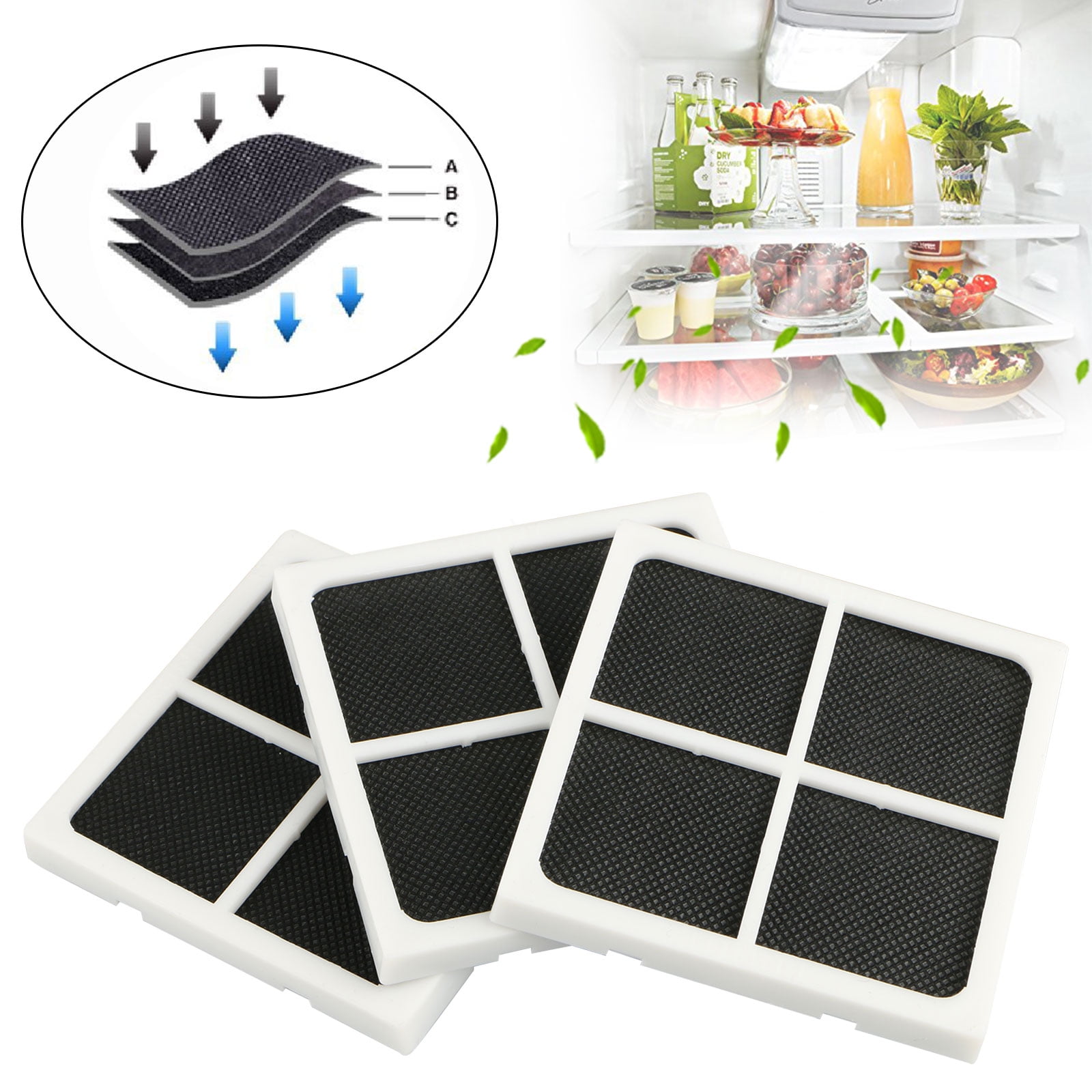 Water Filters 3 Pack Refresh Replacement Water Filter Fits LG