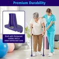 thumbnail image 3 of SupreGear Heavy-Duty Crutch Tips with Metal Insert, 7/8 inch Replacement foot, Purple, 2-Pack, 3 of 7