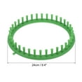 thumbnail image 2 of Unique Bargains Round Knitting Machines Kit, Darning Weave Tool with Accessories, Green Style 1, 2 of 5