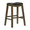 thumbnail image 4 of Topline Home Furnishings Pub Height Stool, Faux Leather, 4 of 5