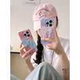 thumbnail image 6 of Summer Fresh Macaron Butterfly Phone Case, Hidden Stand, Butterfly Stand, Small Fresh Design, Anti-fall and Anti-friction, for iPhone 15 14 13 12 11 Pro Max Phone Case (P3,iPhone 11 Pro Max), 6 of 8