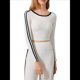 thumbnail image 3 of Tops Deportivos de Larga para Mujer, Camiseta Deportiva Ajustada Y2K para Gimnasio, Conjuntos de Otoño 2025 con Bloques de Color A Albúmina M, 3 of 8