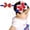 Red, variant on Odeerbi Baby Infants Independence Day Bow Headband Patriotic Hair Bow Cute 4th of July Accessory Headwrap