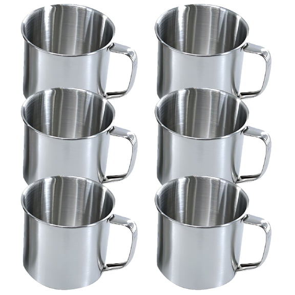 ACDANC 6-Pack Stainless Steel Coffee Cups, 2.64 Inch Mini