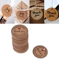 thumbnail image 2 of Wytino Etiquetas Redondas para Colgar, Etiquetas para el Favor de la Boda 100pcs Marrón Mano Hacer Etiquetas para Colgar Etiquetas para postres Ropa Joyería Tienda Precio Etiquetas Paquete(# 2) Amonsee No, 2 of 5