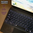 thumbnail image 5 of Detachable Bluetooth Type Cover 13 inch with Touchpad & Pen Holder for Surface Pro Copilot+ 11th, Pro 11/10/9/8, Pro X,Gray, 5 of 7