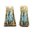 thumbnail image 7 of Yiaed Rustic Blue Vase Blossoms Print Women's Sleeveless Dress, Loose Fit Summer Dress, Casual Sleeveless Dress for Women, 7 of 7