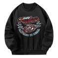 thumbnail image 3 of Sudadera para Mujer Cuello Redondo Sudadera Cuello Redondo Tops Sueltos de Moda Jersey Tops para Uso Diario Vacaciones en La Calle Damas , S S, 3 of 10