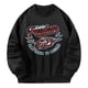thumbnail image 3 of Sudadera para Mujer Casual Sudadera Negra Moda Cuello Redondo Jersey Tops L Yuyangstore Sudadera con cuello redondo para mujer, 3 of 8