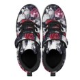 thumbnail image 2 of Pointodoor Retro Skull Rose Running Shoes for Girls Breathable Lightweight Halloween Shoes Non Slip Hiking Athletic Tennis Sneakers Anti Skid Sole, 2 of 7
