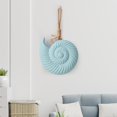 thumbnail image 1 of Arte de madera de estilo mediterráneo, decoración de pared, decoración decorativa de madera para el hogar, adorno de pared para sala de estar, porche, Azul claro perfecl Artesanía para colgar en la pared, 1 of 8